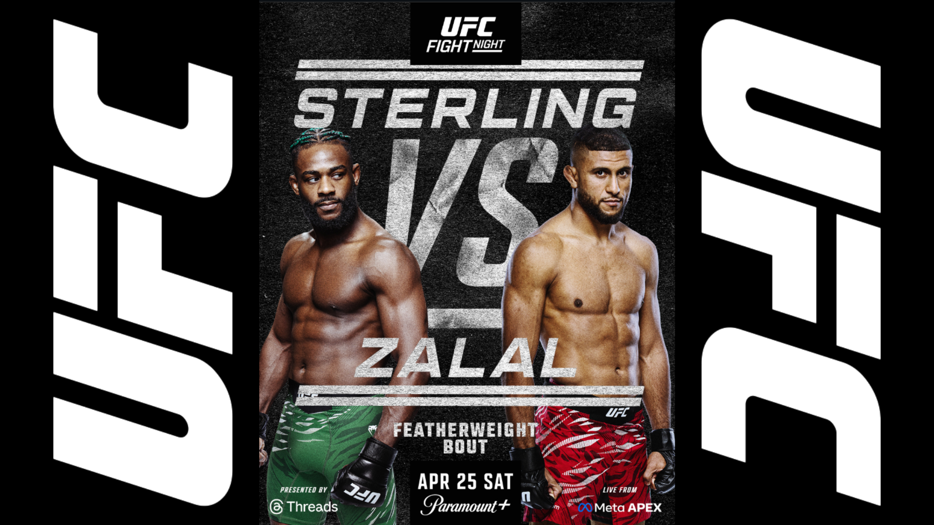 UFC Fight Night Sterling vs Zalal Poster