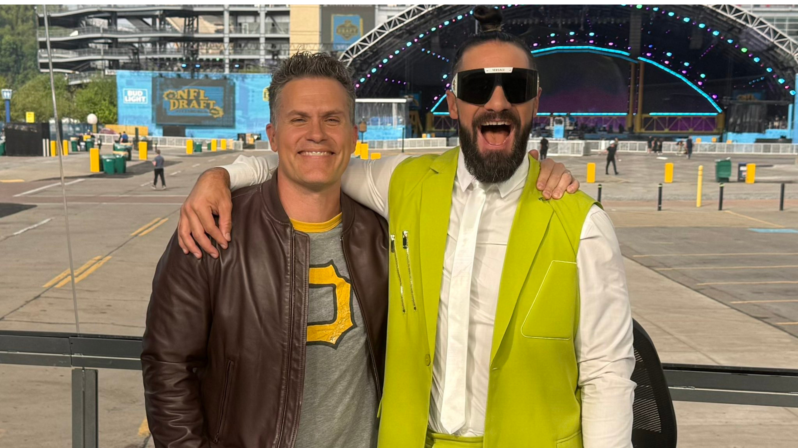 Kyle Brandt with Seth Rollins - Brandt on X