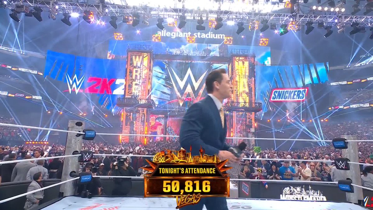 John Cena announces WrestleMania 42 night one attendance