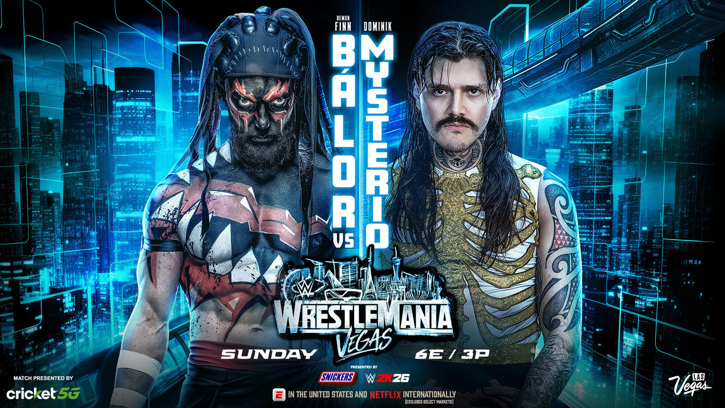 WWE WrestleMania 42 Finn Balor vs. Dominik Mysterio via WWE.com