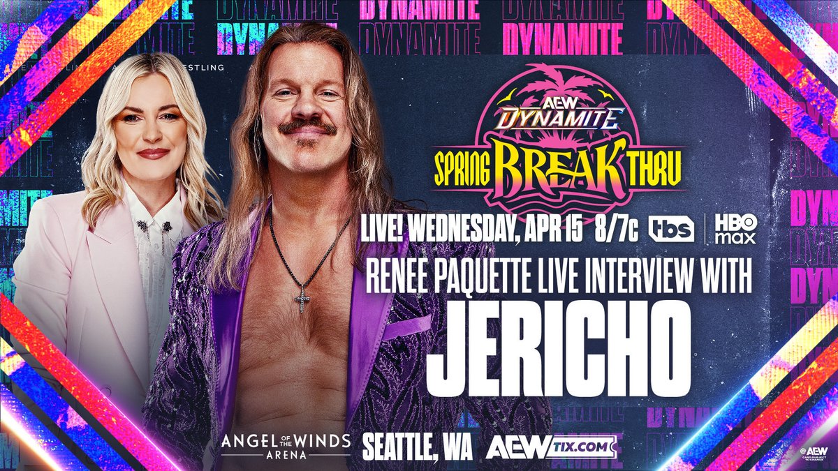 Chris Jericho Renee Paquette interview