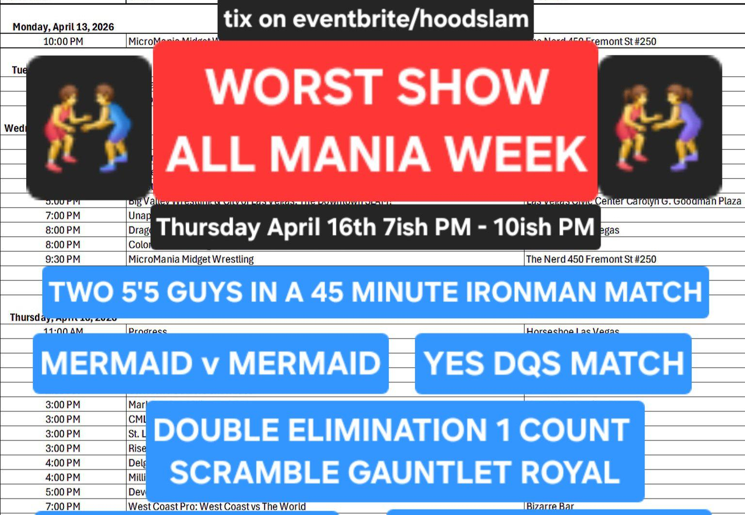 Dark Sheik's The Worst Show All Mania Week