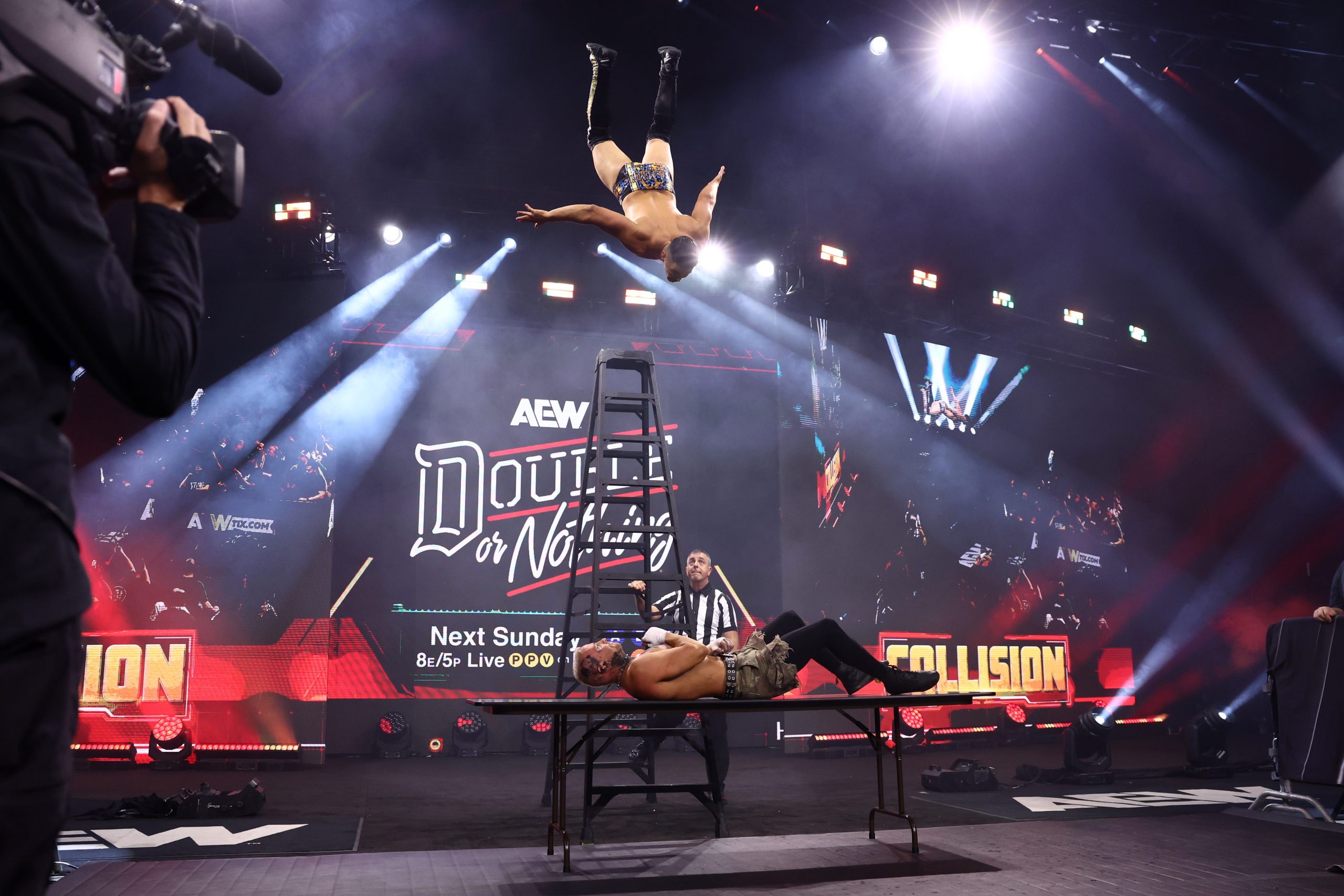 AEW Collision ratings up despite strong competition