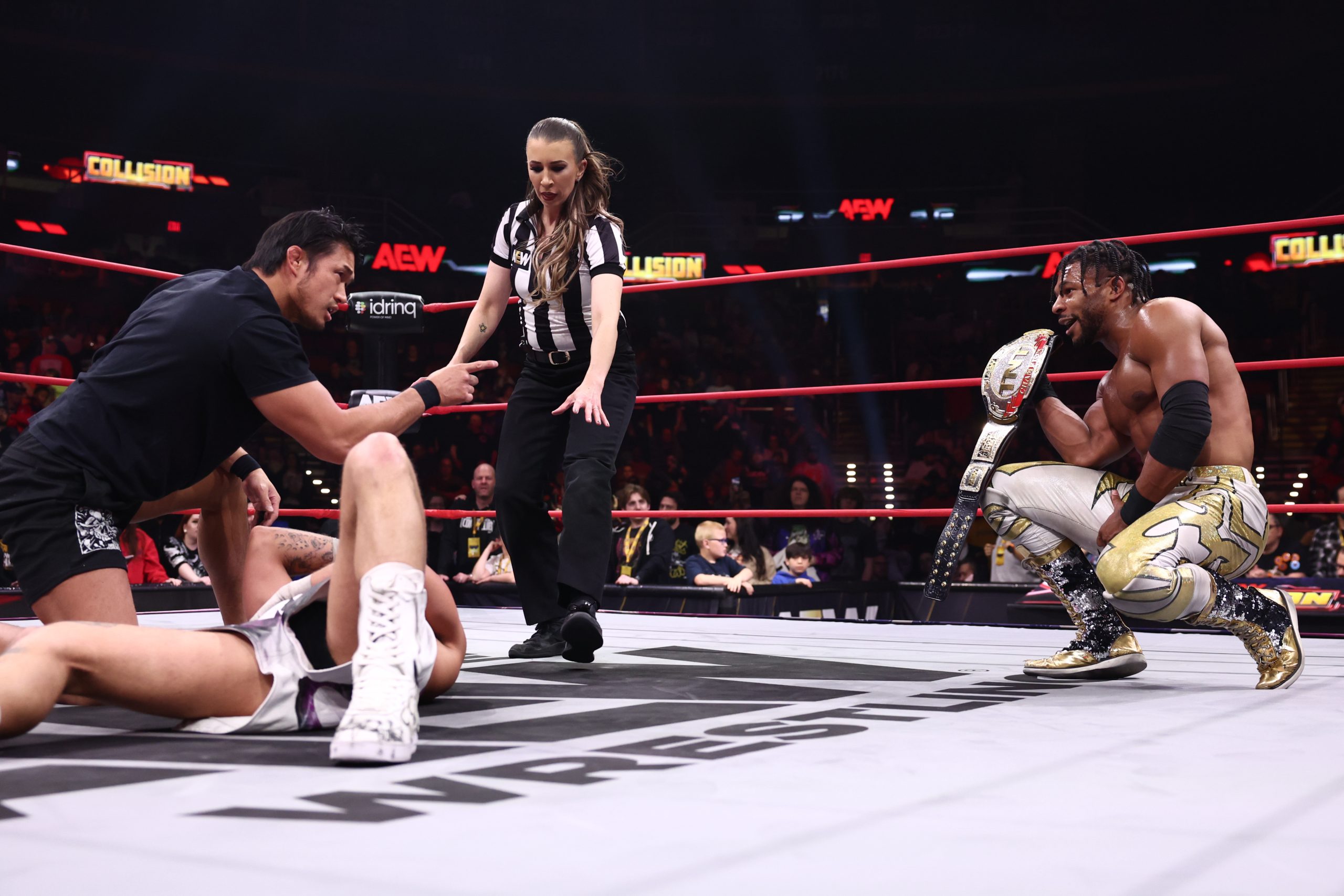 Kevin Knight battles Hook on AEW Collision
