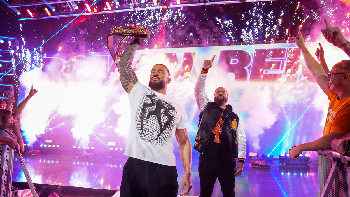 KNOXVILLE, TENNESSEE - MAY 11: &lt;&gt; during Monday Night RAW at Thompson-Boling Arena on May 11, 2026 in Knoxville, Tennessee. (Photo by WWE/WWE)