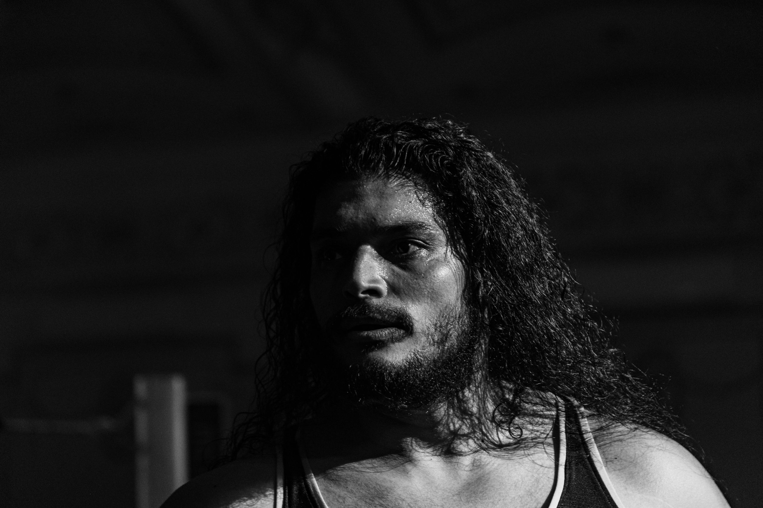 Former WWE wrestler Shanky at MCW/OPW Sunday Sh​owcase