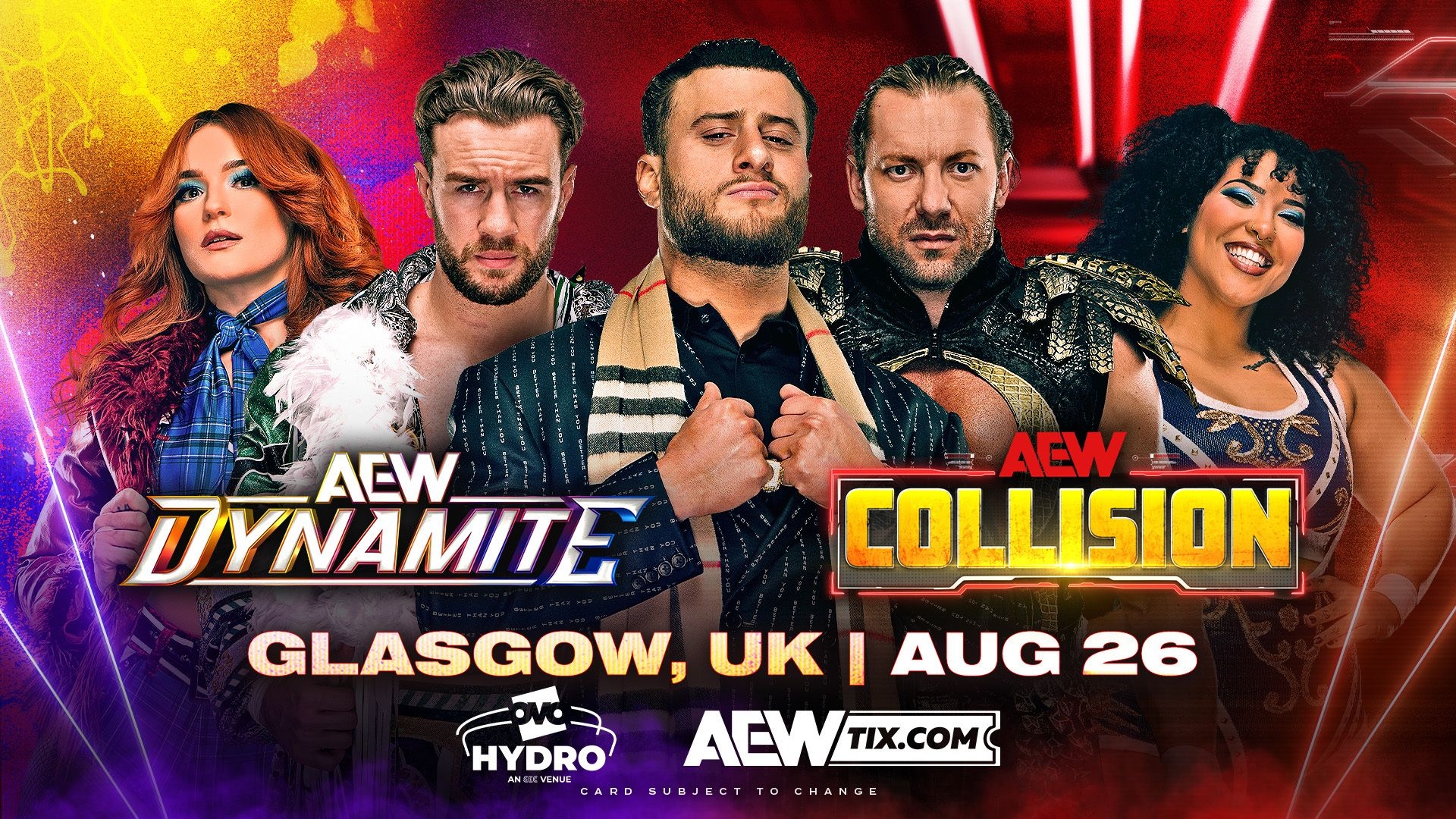 AEW Dynamite Collision Double Taping Glasgow 2026