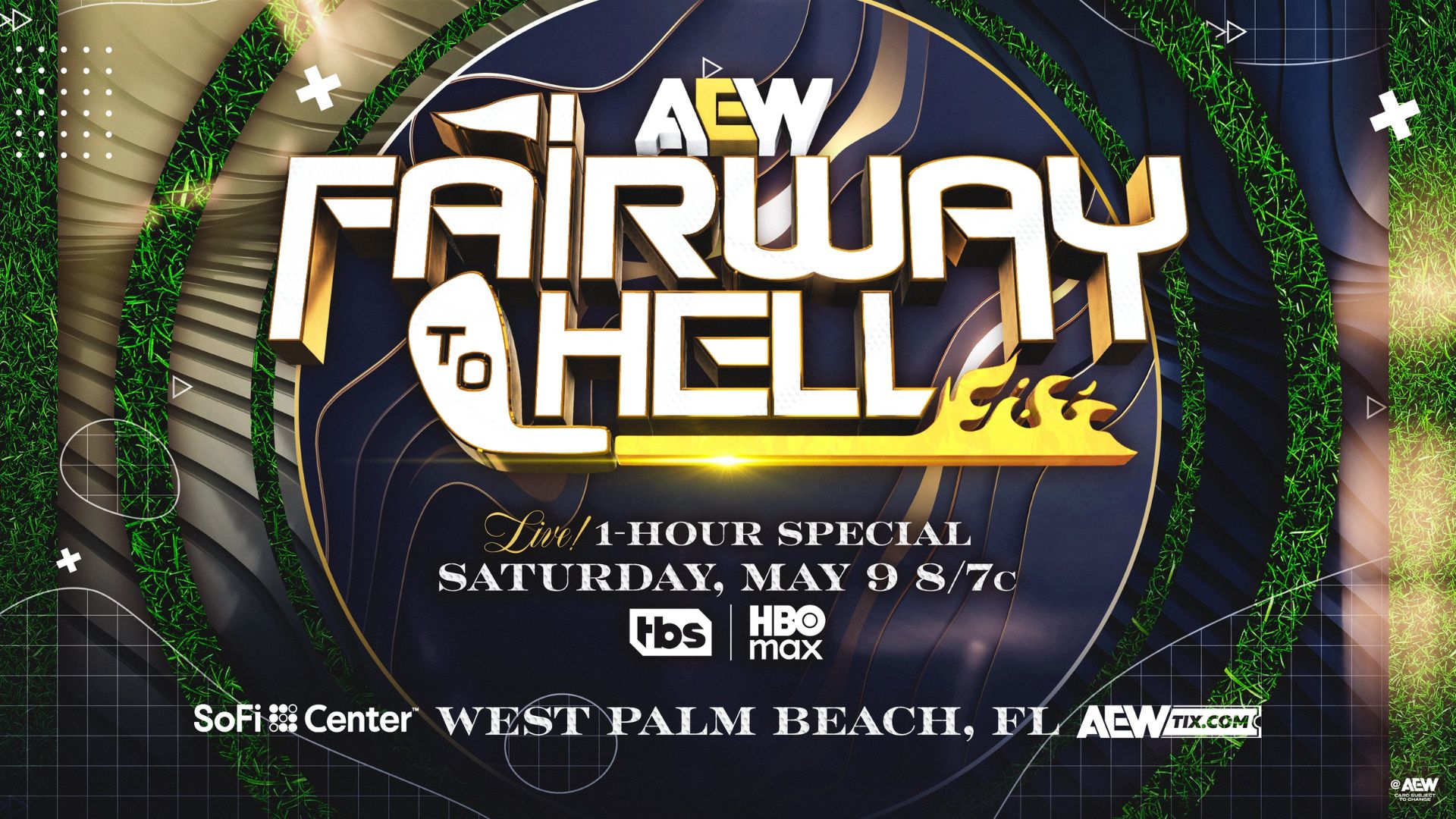 AEW Fairway To Hell Main Poster