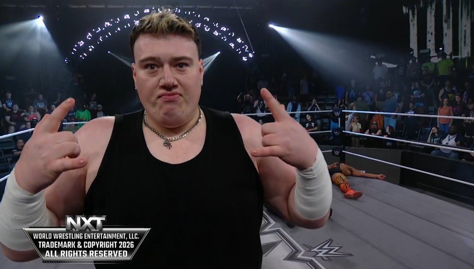 Mason Rook stands tall on NXT
