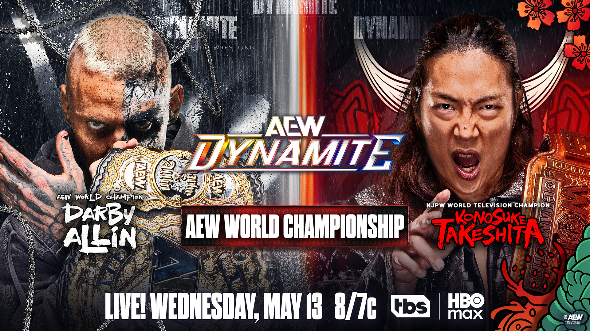 AEW Dynamite 5/13/26 Darby Allin vs. Konosuke Takeshita