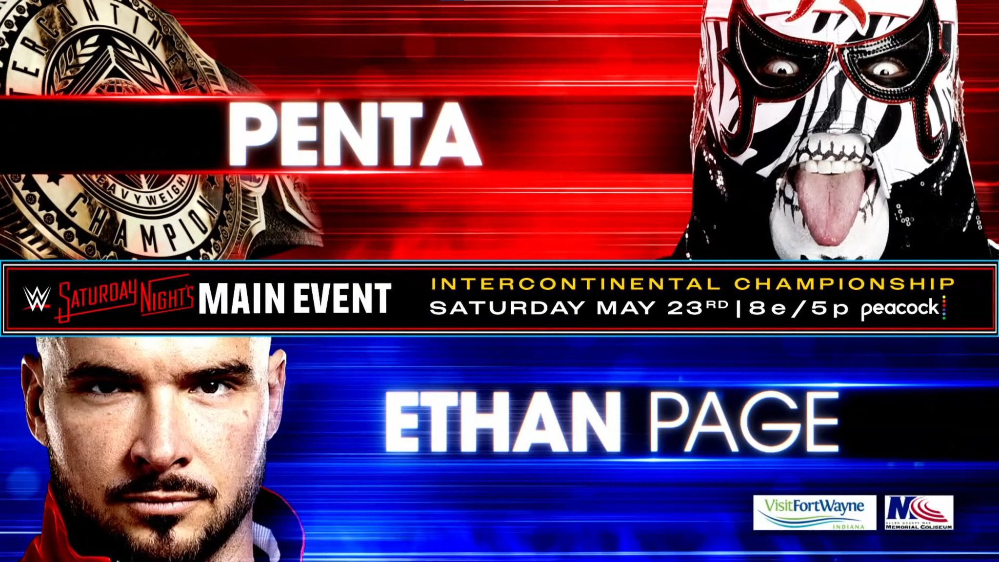 Penta defends the IC title at SNME