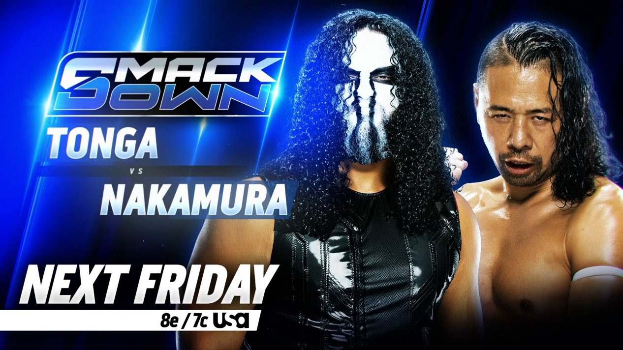 Shinsuke Nakamura vs. Talla Tonga set for next WWE SmackDown