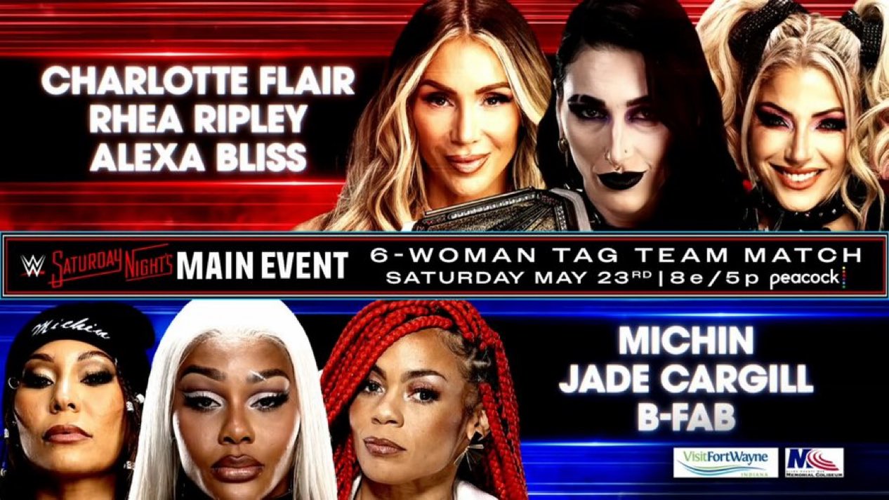 Six-woman tag set for WWE SNME