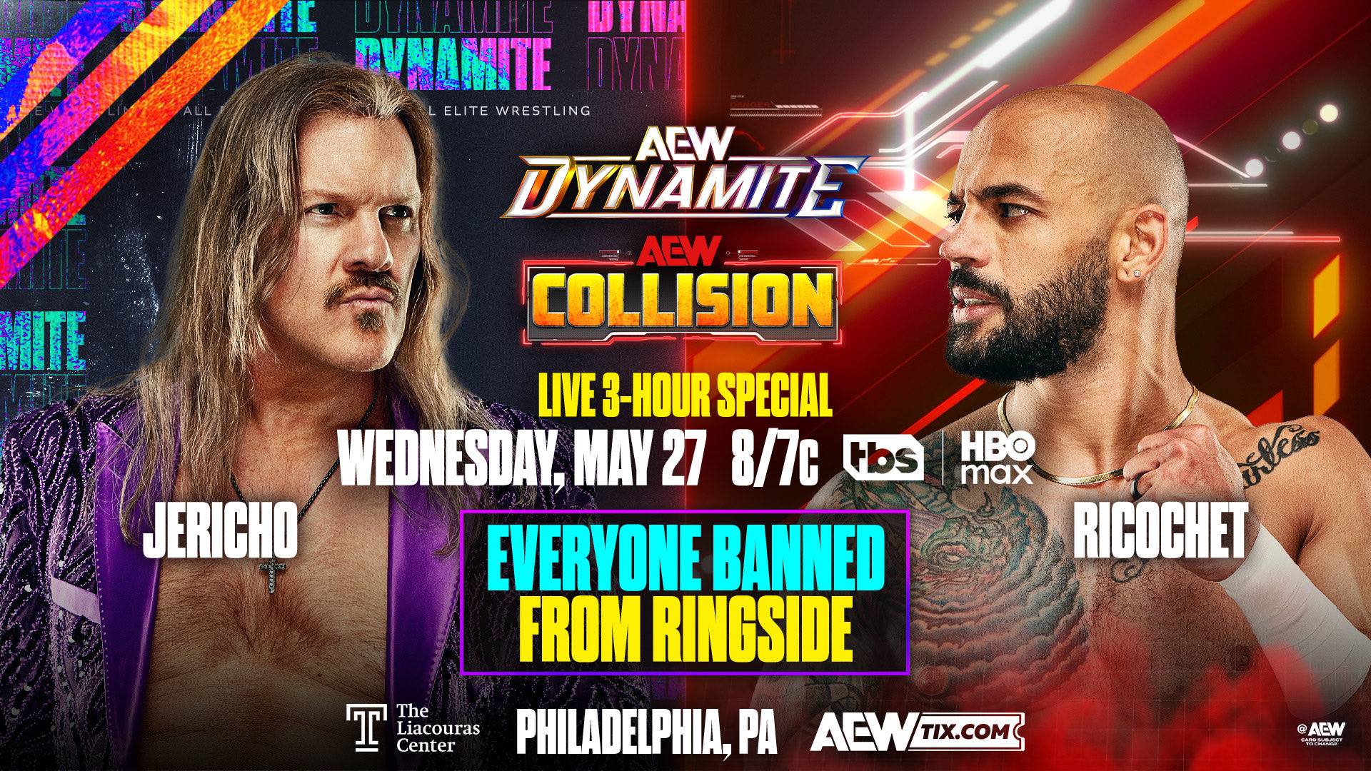 Everyone will be banned from ringside this Wednesday