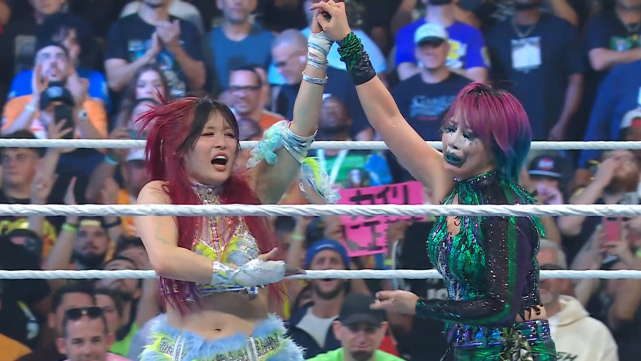 IYO SKY and Asuka at WWE Backlash 2026