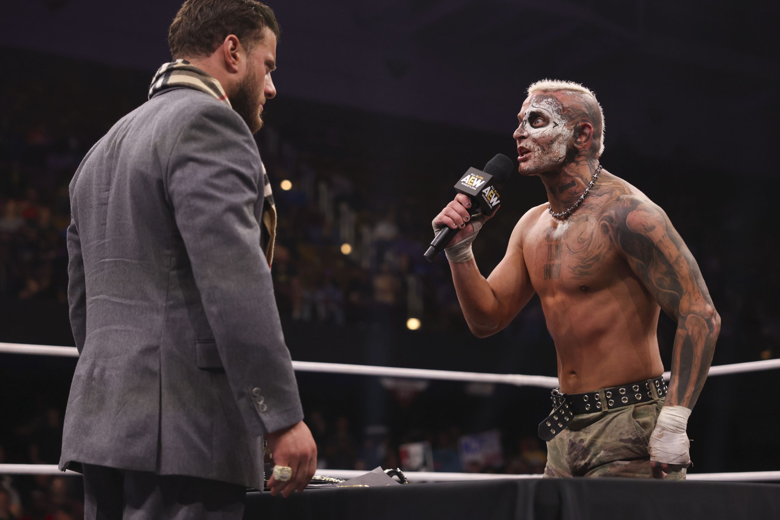 Darby Allin confronts MJF.