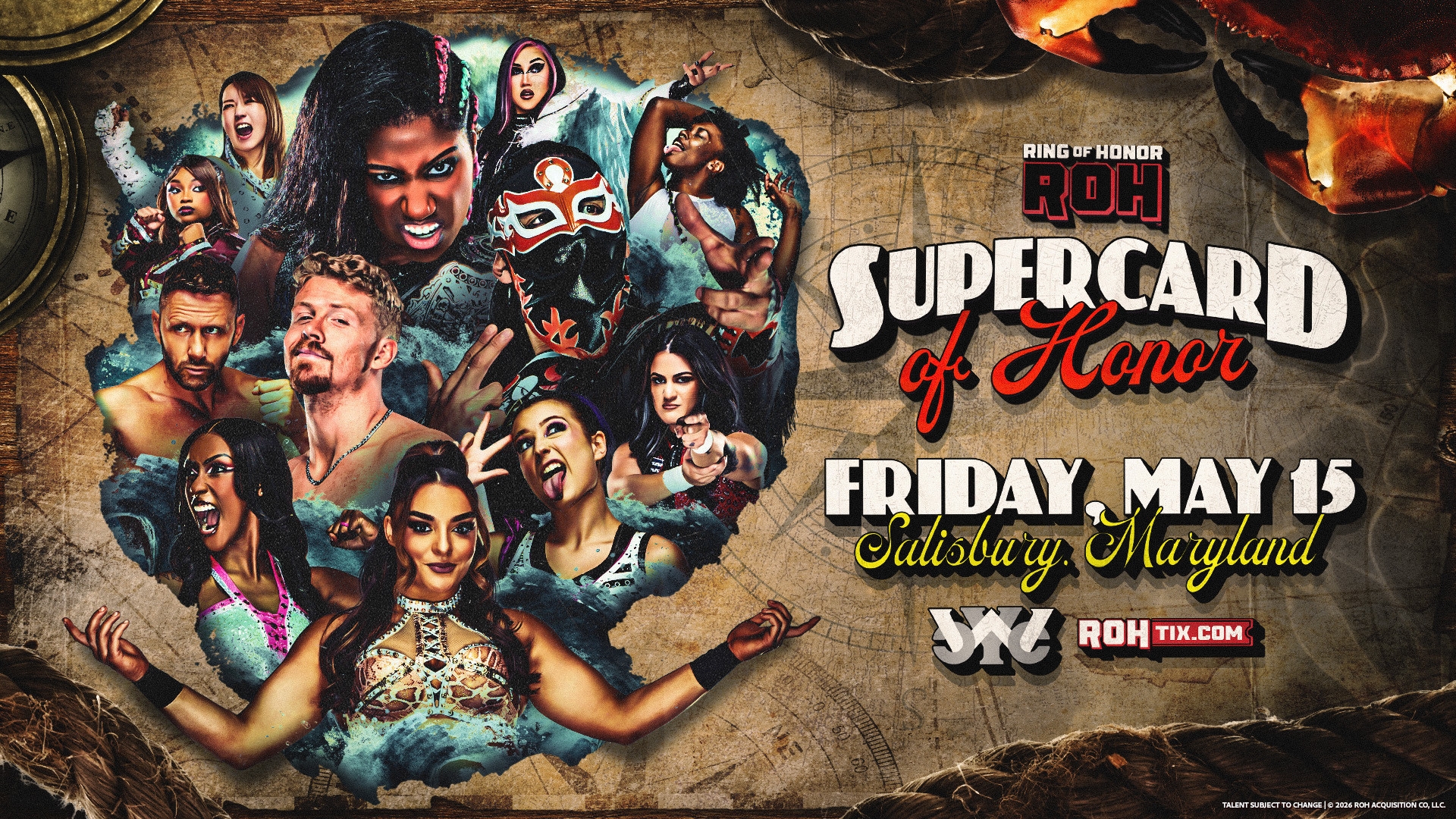 ROH Supercard of Honor 2026 Poster