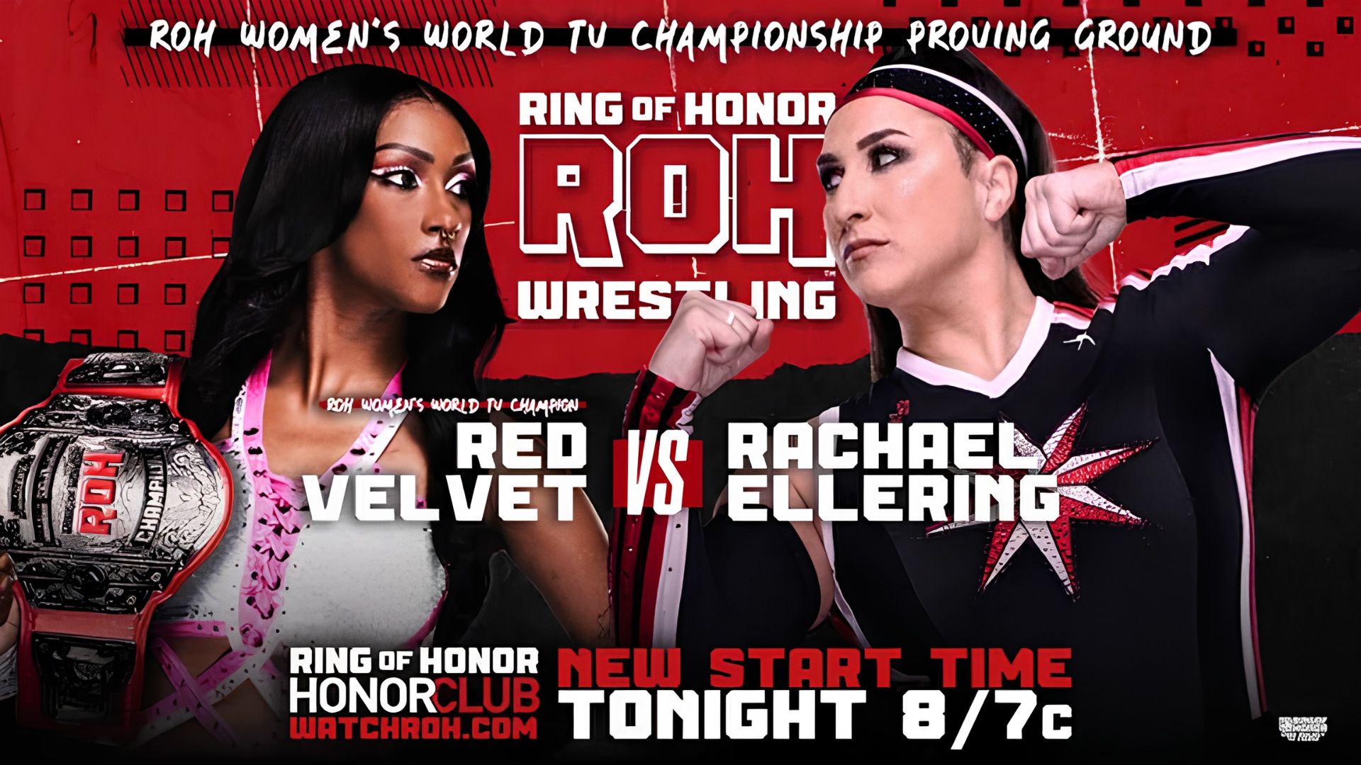 ROH TV Red Velvet vs Rachael Ellering