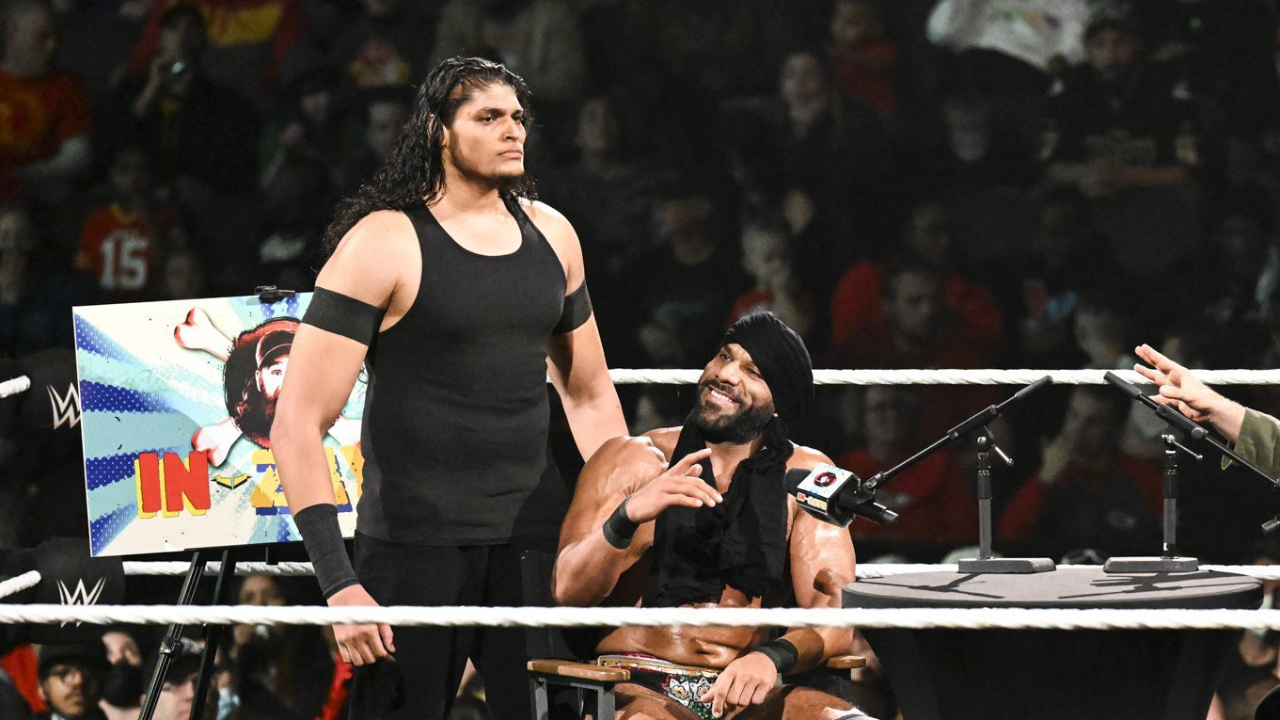 Shanky and Jinder Mahal on WWE RAW