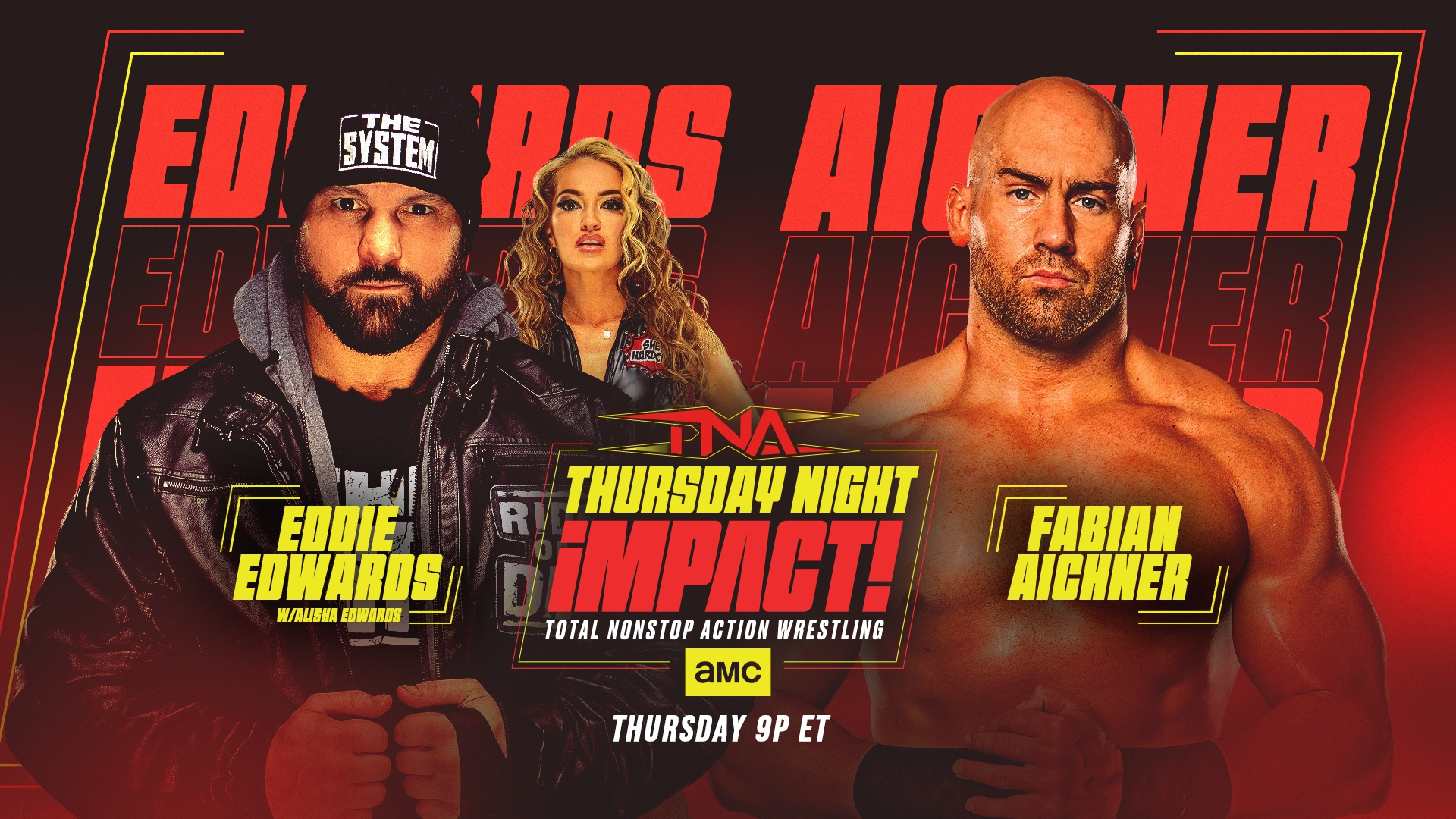 TNA IMPACT Eddie Edwards vs Fabian Aichner