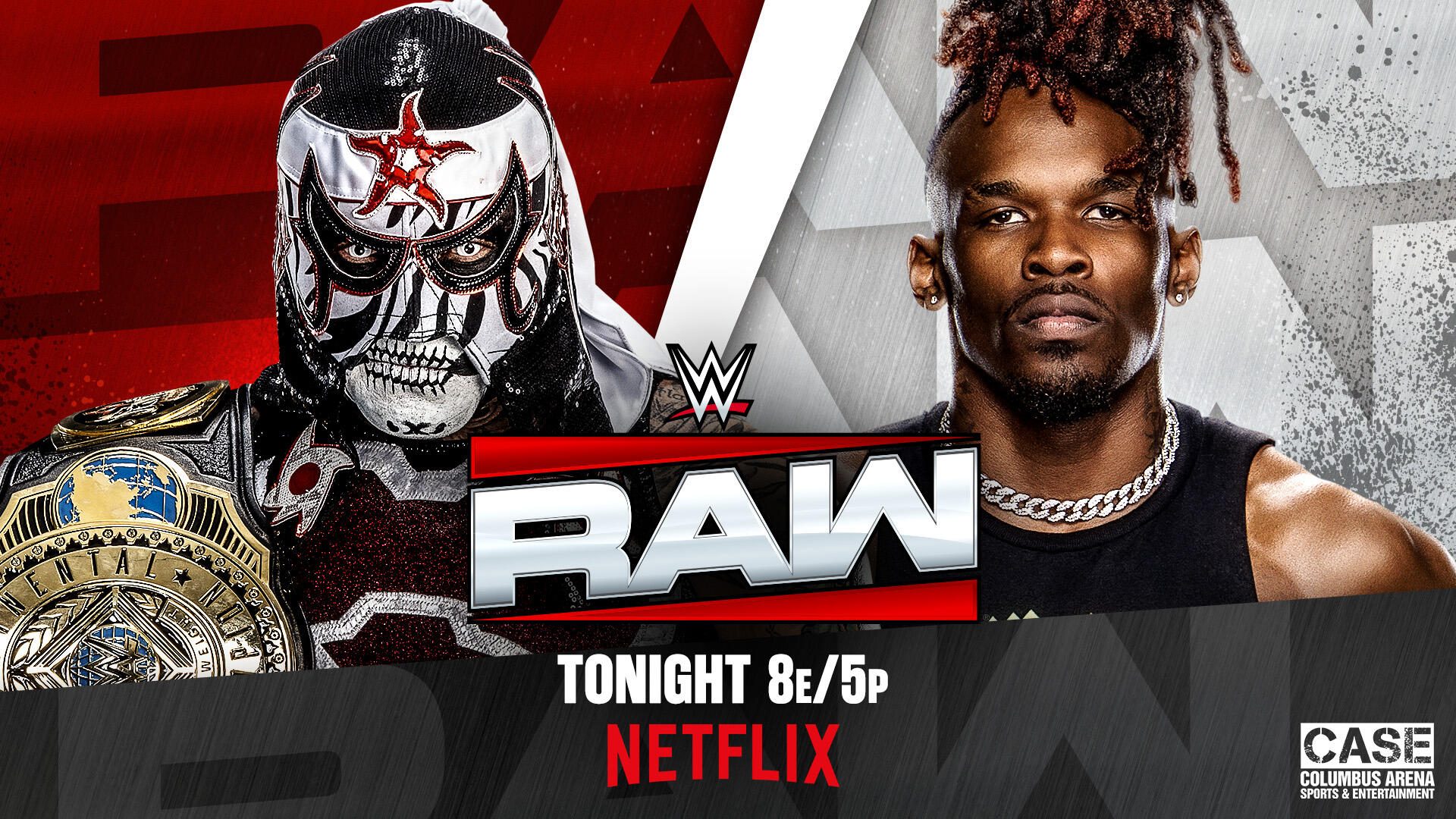 Penta Je'Von Evans WWE Raw