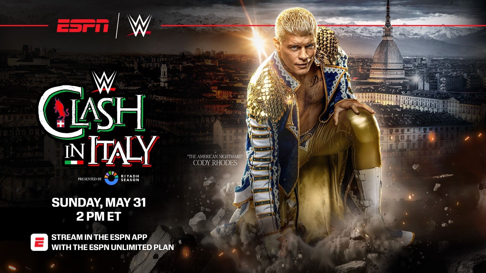 WWE Clash in Italy 2026