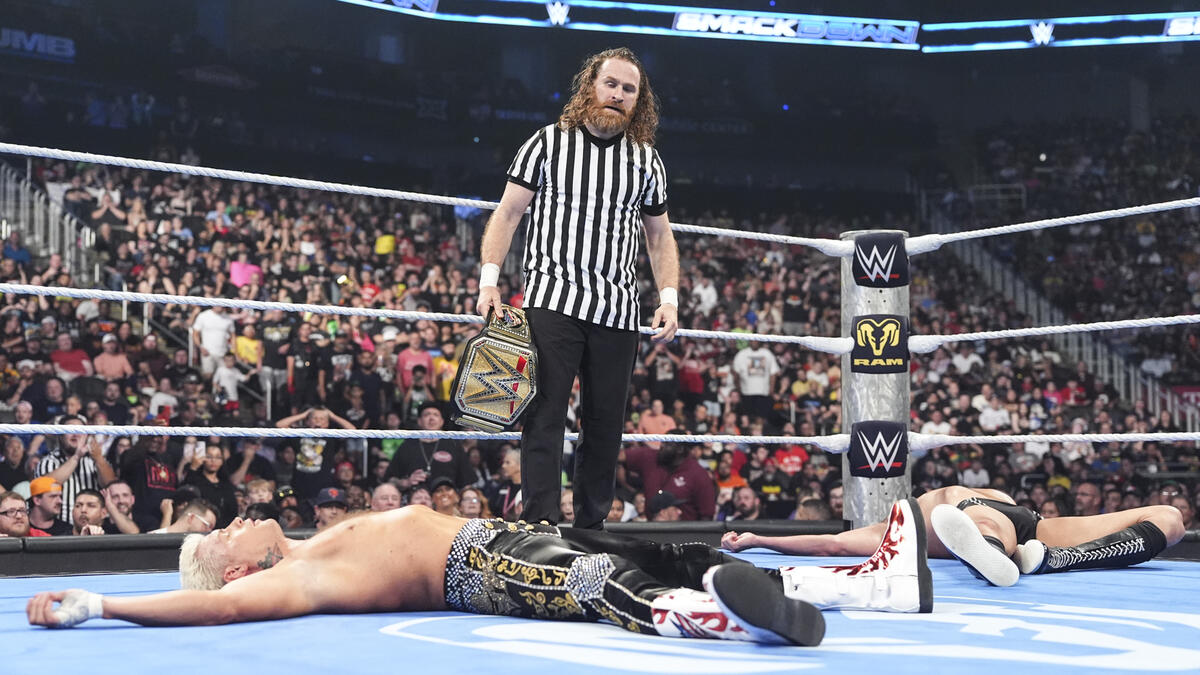 KANSAS CITY, MISSOURI - JUNE 19: &lt;&gt; during SmackDown at T-Mobile Center on June 19, 2026 in Kansas City, Missouri. (Photo by WWE)