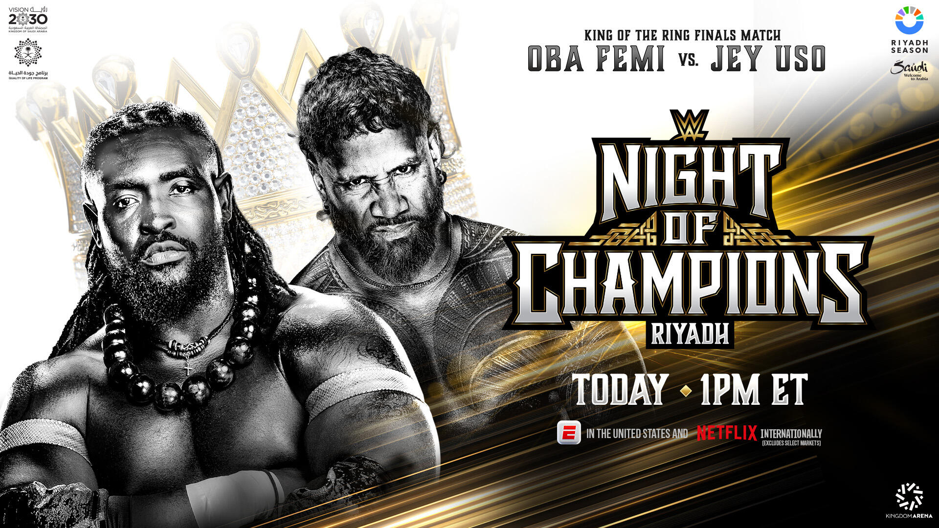 King of the Ring crowned at WWE Night of Champions 2026
