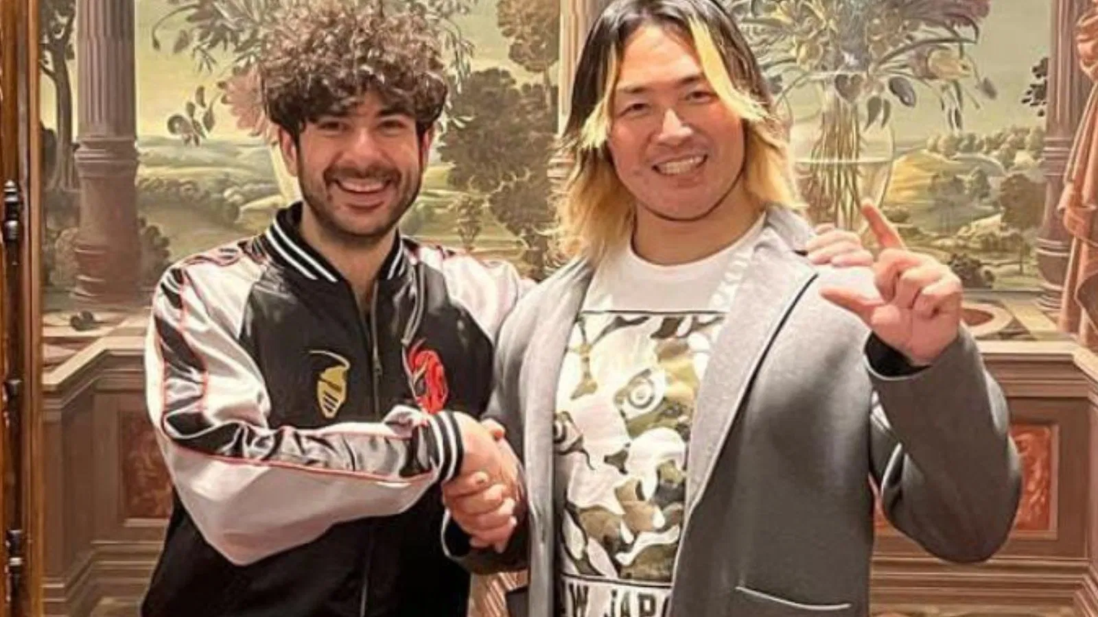 Tony Khan & Hiroshi Tanahashi