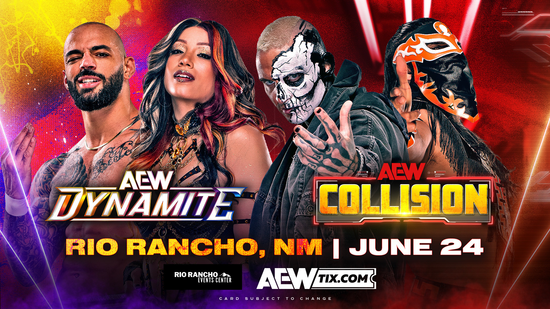 AEW Collision Forbidden Door go-home show spoilers