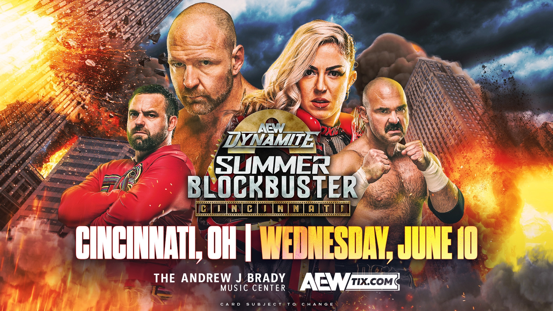 AEW Dynamite Summer Blockbuster 2026 Poster