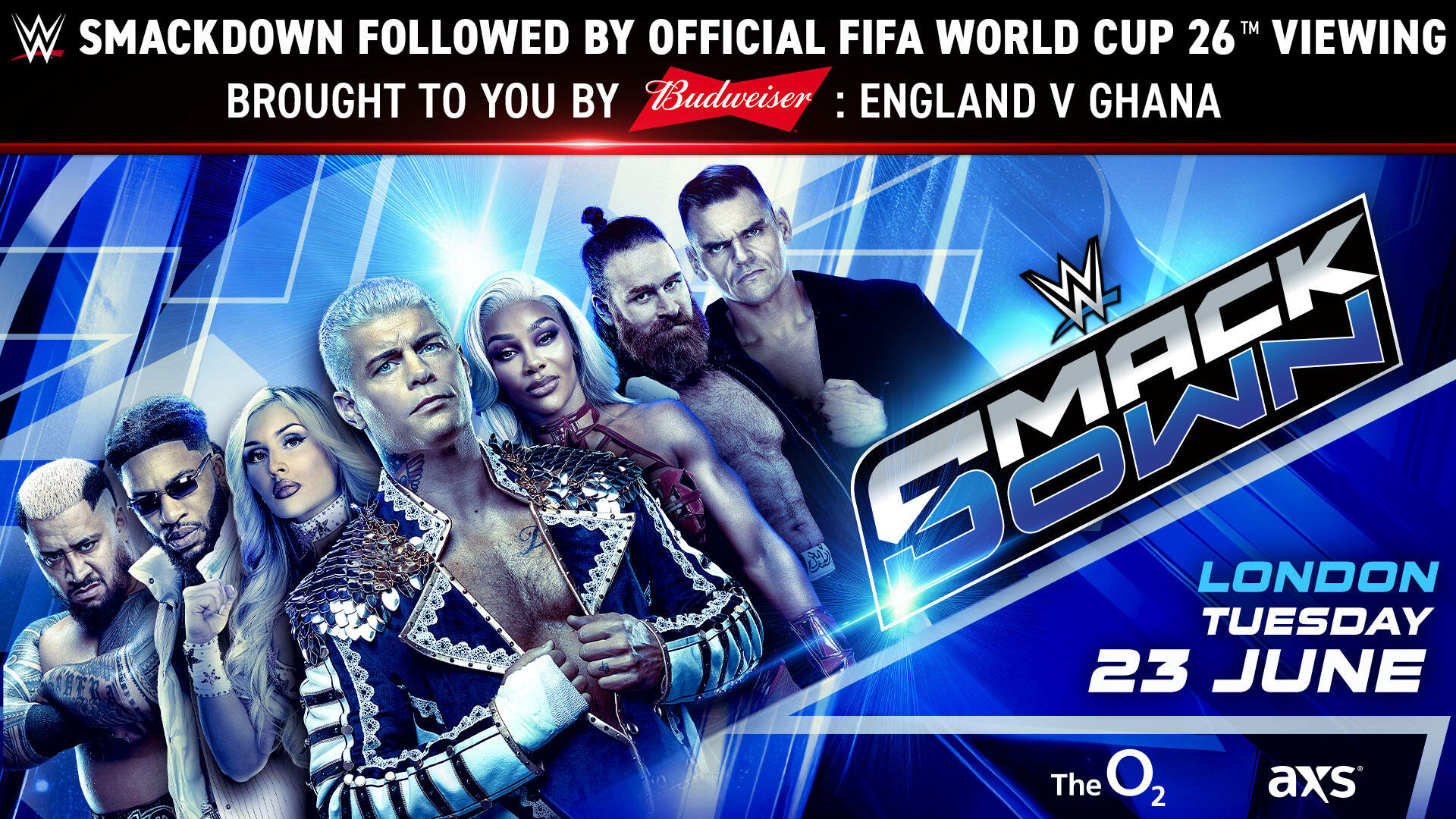 WWE SmackDown taping poster for June 23, 2026