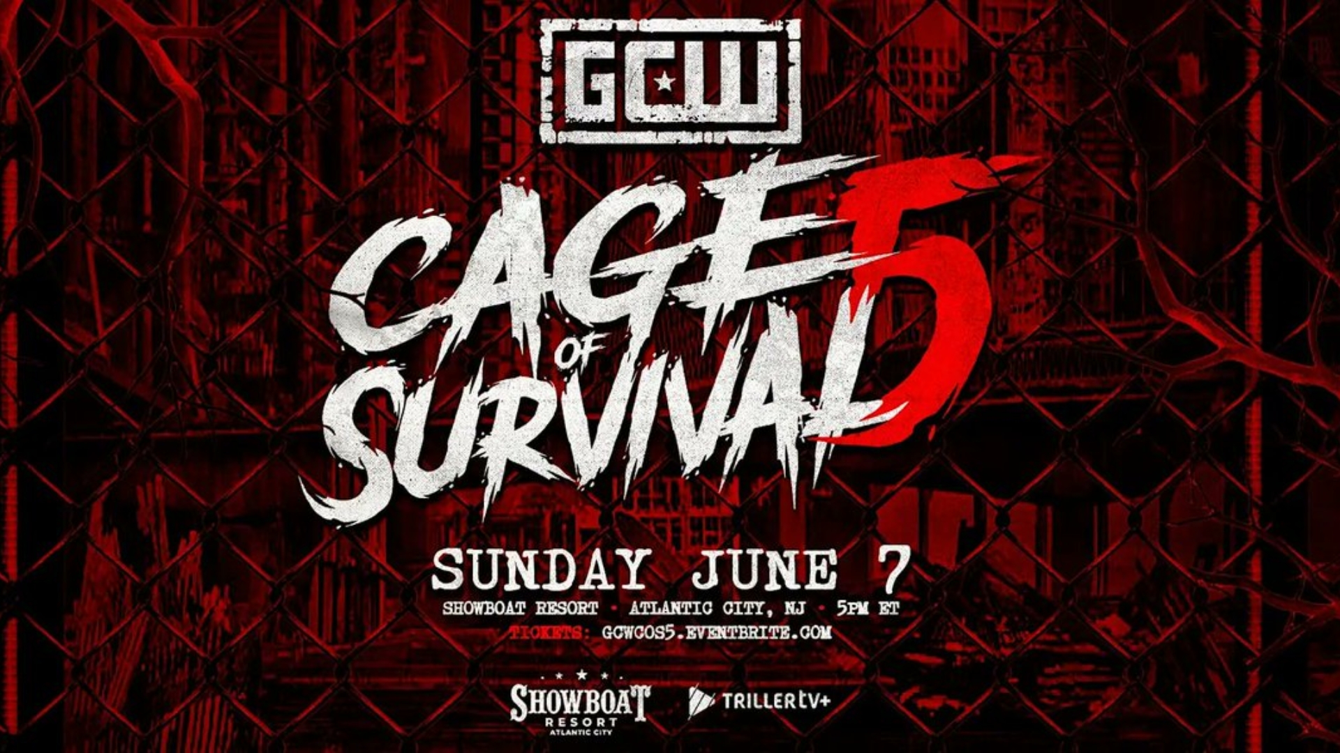 GCW Cage of Survival 5 Poster
