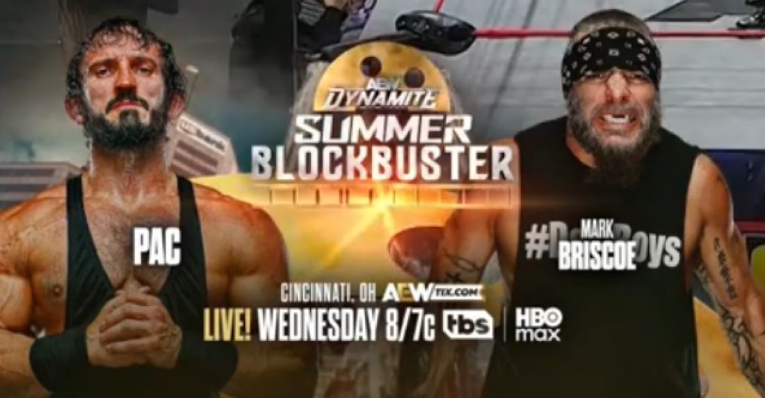 Mark Briscoe vs. PAC set for next AEW Dynamite