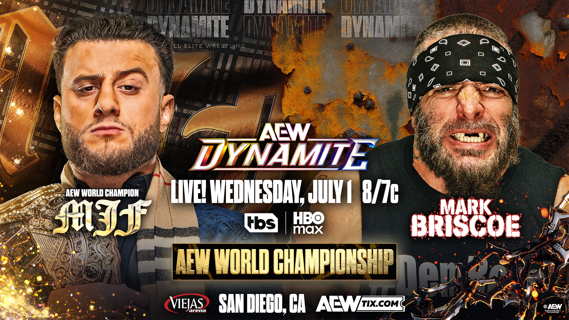 World title match official for AEW Dynamite