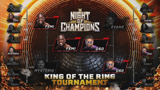 King of the Ring finals set