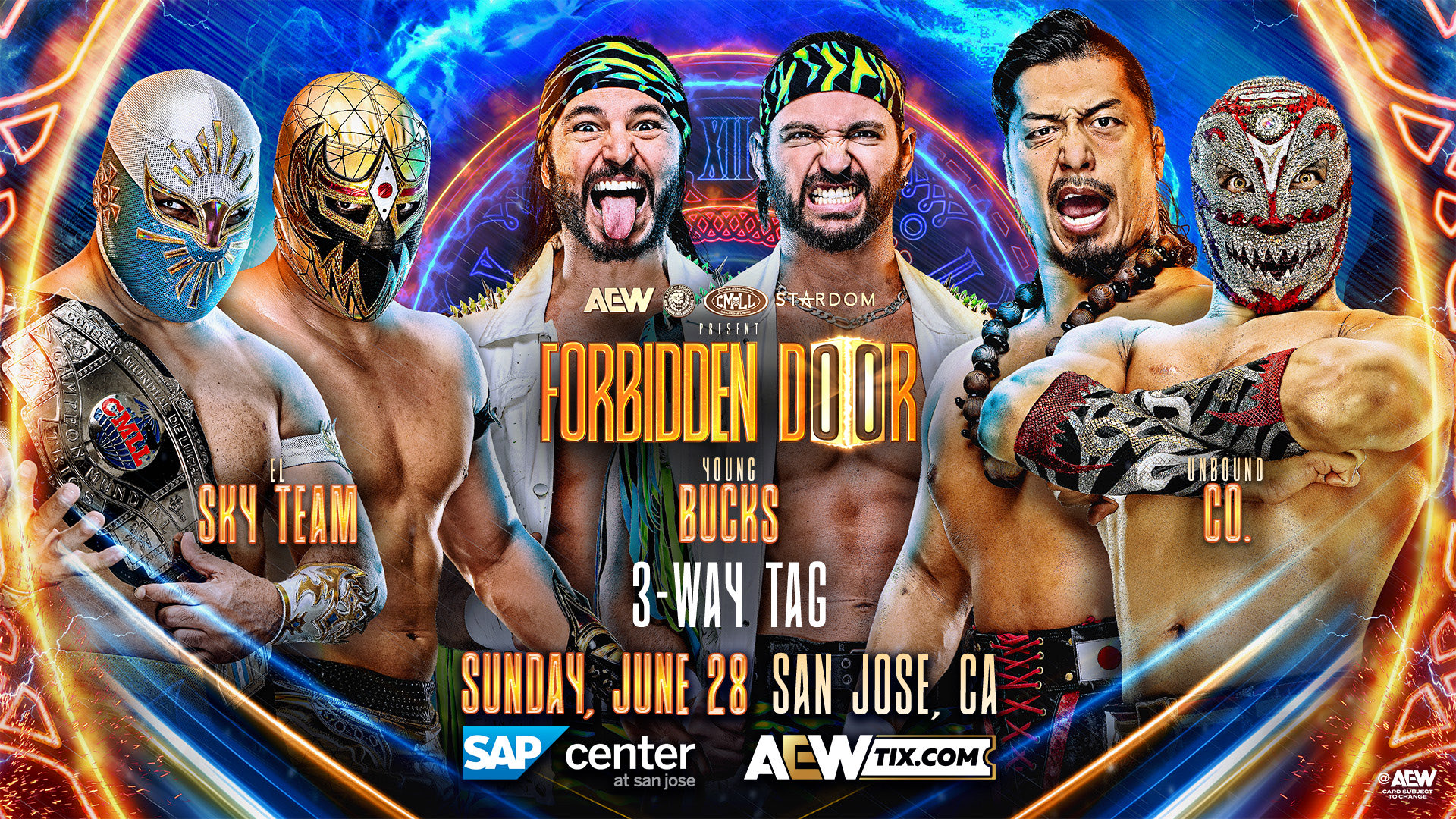 Young Bucks vs. Sky Team vs. Unbound Co. | AEW