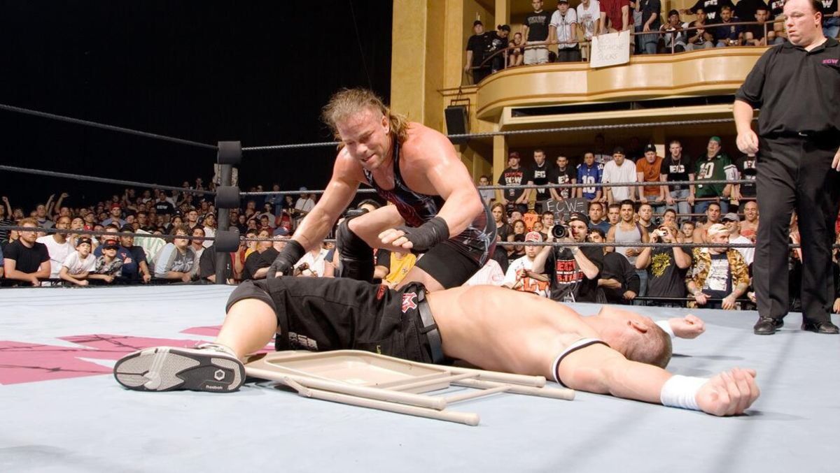 Rob Van Dam and John Cena at ECW One Night Stand 2006