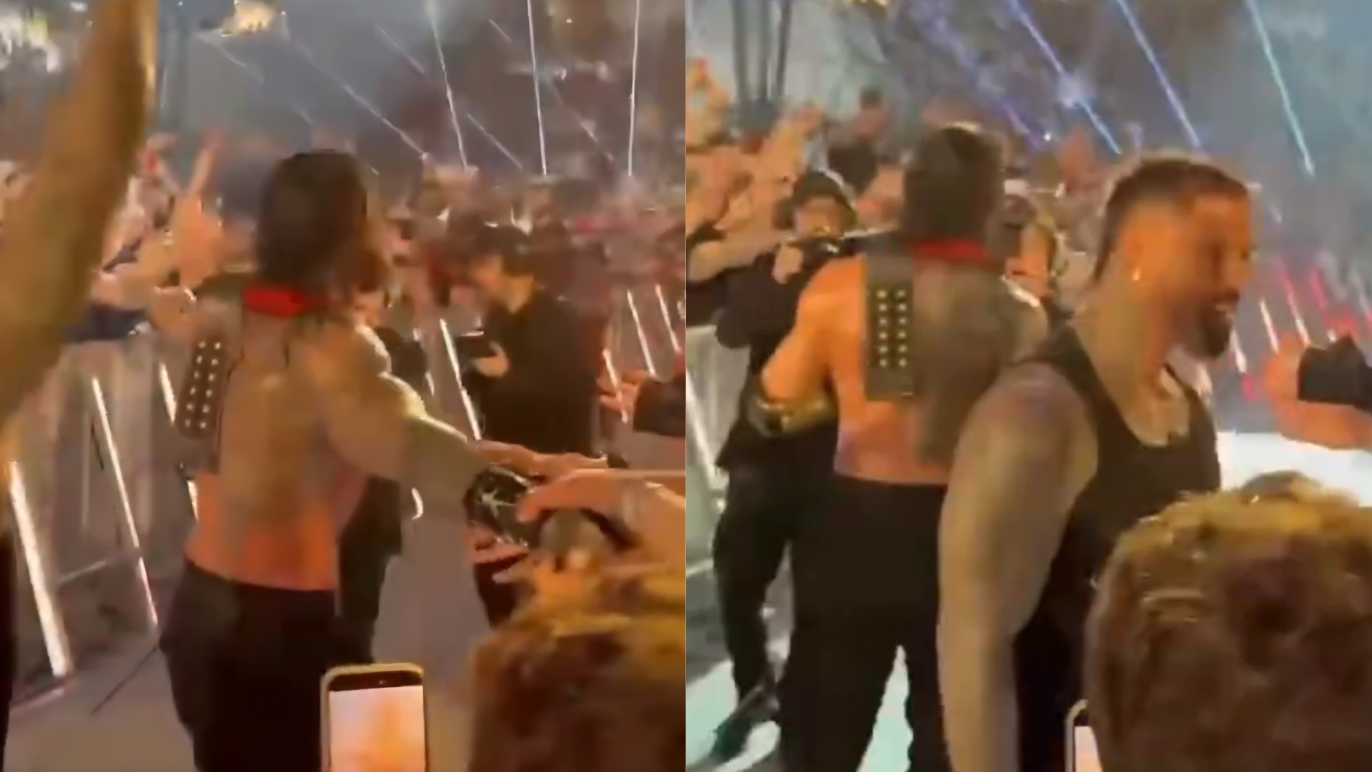 Roman Reigns Jey Uso WWE Fan Incident