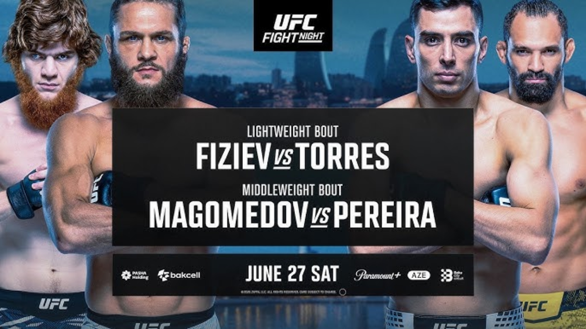 UFC Fight Night Fiziev vs Torres Paramount Poster