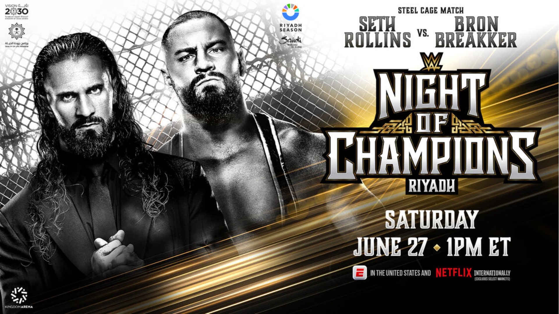 WWE Night of Champions 2026 Start Times: US, UK, Australia and more