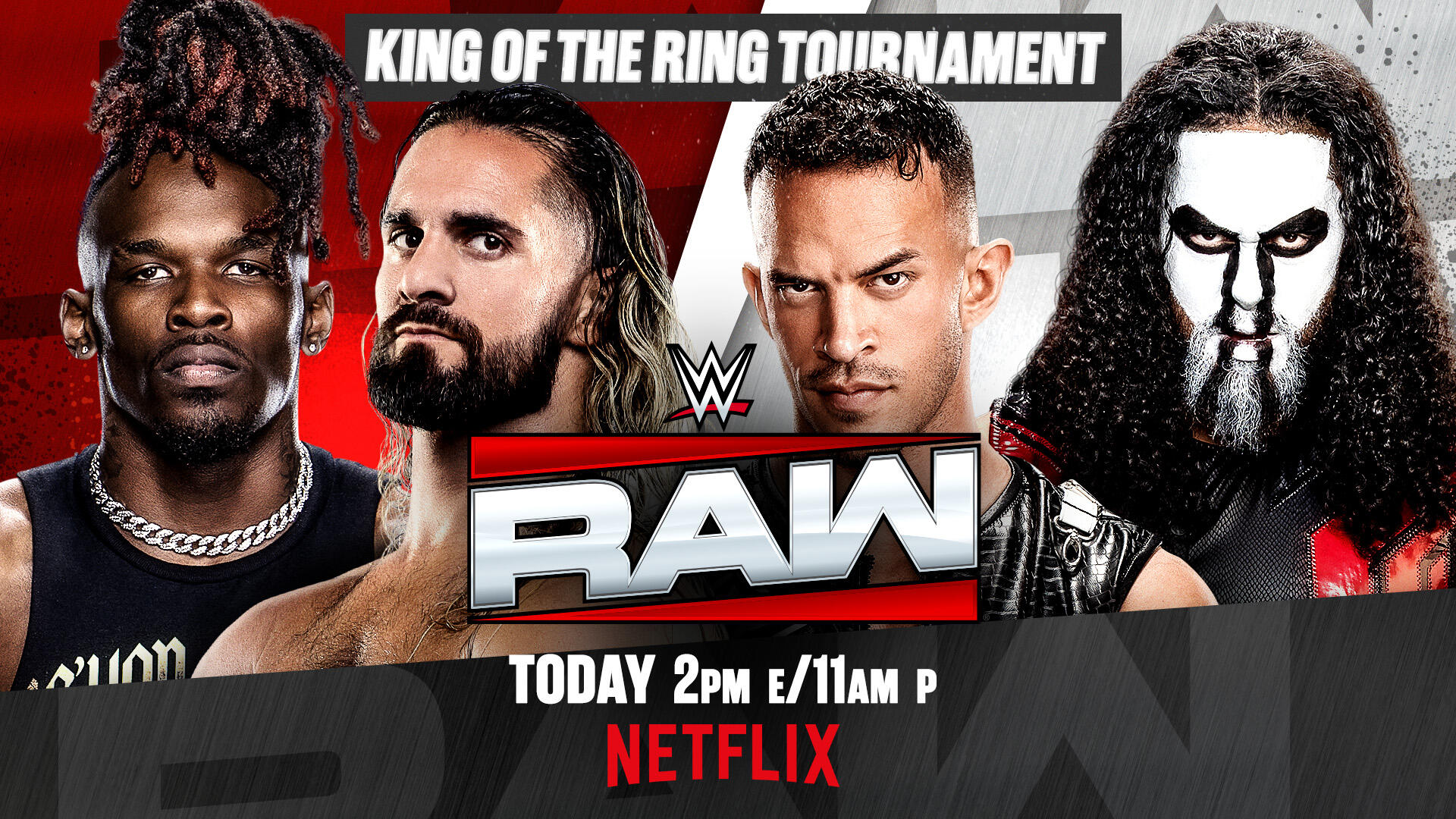 WWE Raw KOTR match graphic
