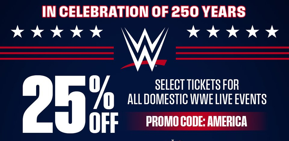 WWE ticket sale