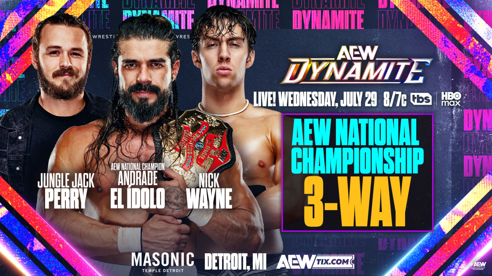 AEW Dynamite National Championship 3 Way