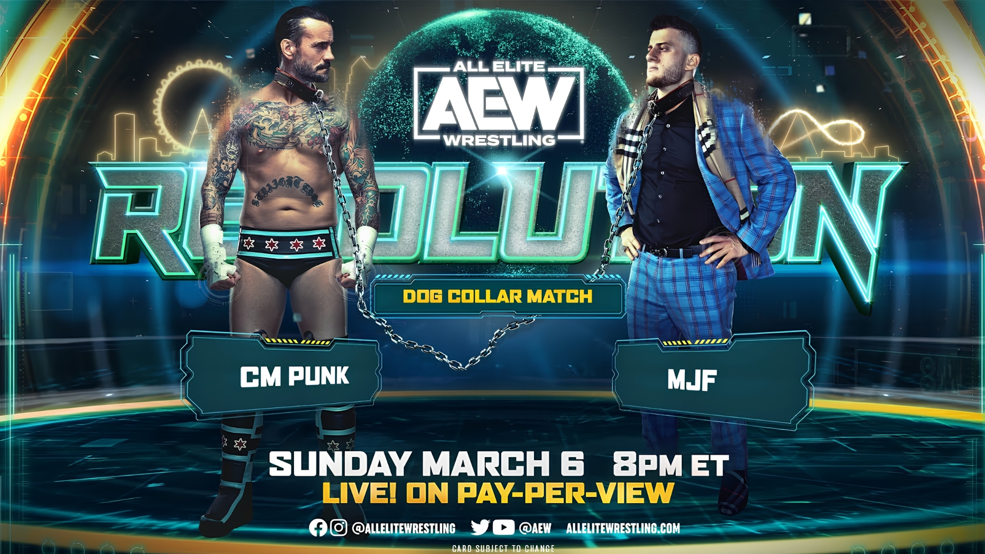 AEW Revolution 2022 CM Punk vs MJF