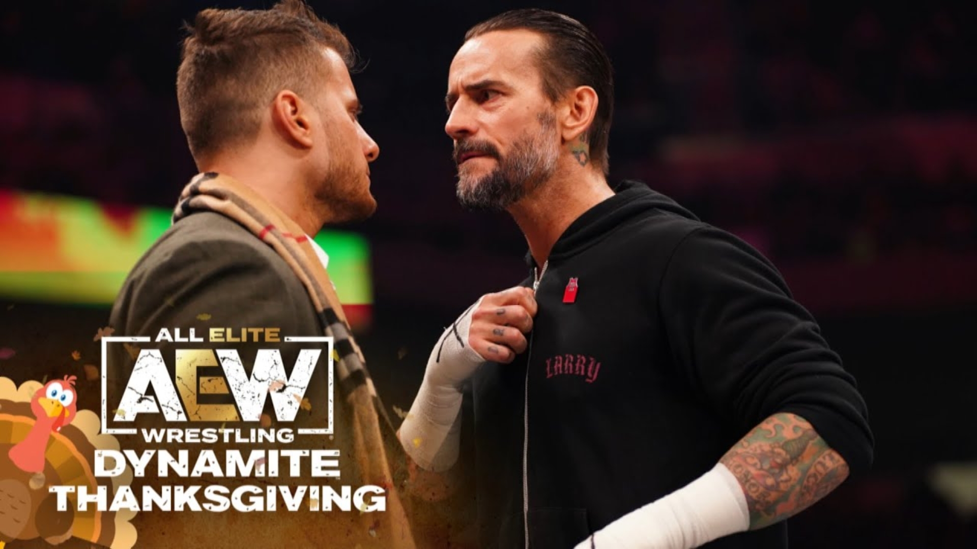AEW Thanksgiving Dynamite 2021 CM Punk MJF