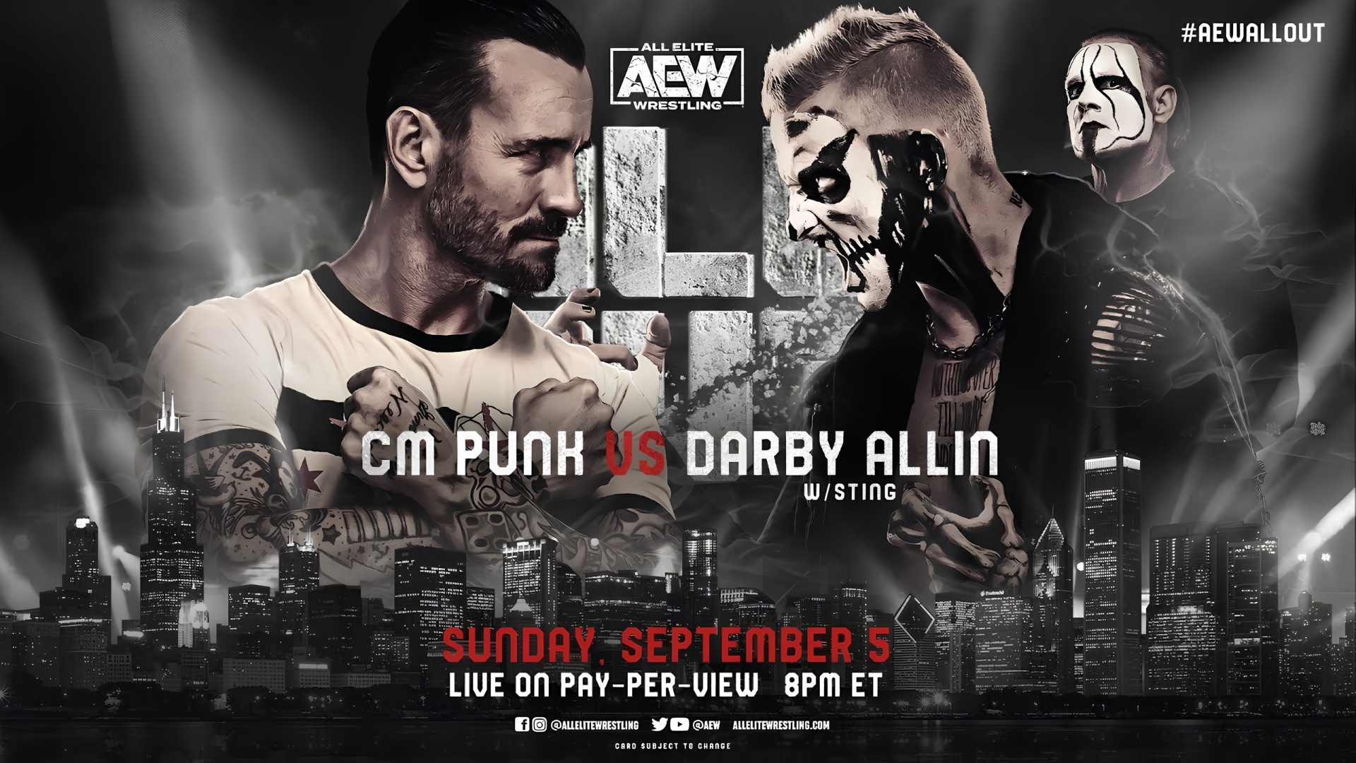 CM Punk vs Darby Allin AEW All Out 2021