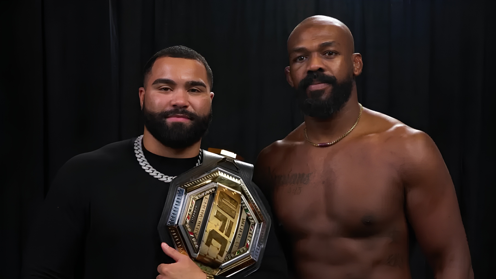 Gable Steveson and Jon Jones UFC
