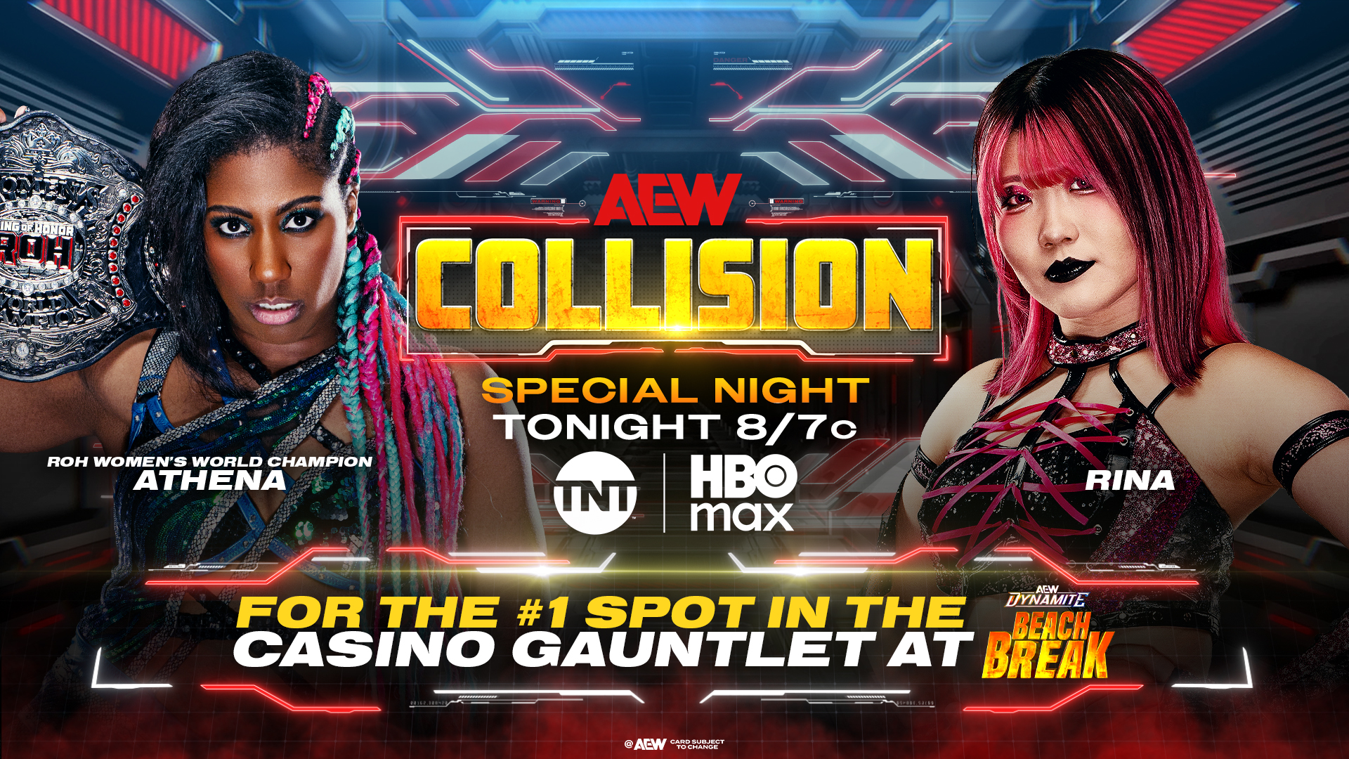 Athena vs. Rina | AEW Collision