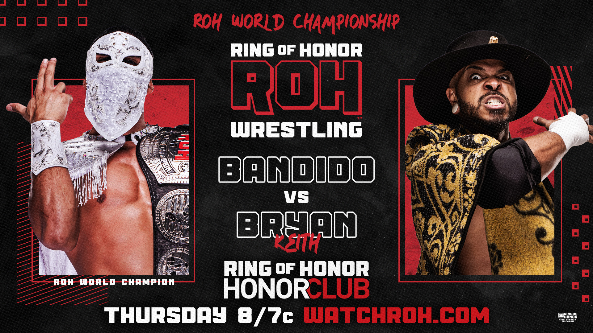 ROH TV, July 9, 2026: Bandido vs. Bryan Keith